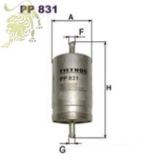 PP 831 FILTRON Фильтр топливный (FF 5308)